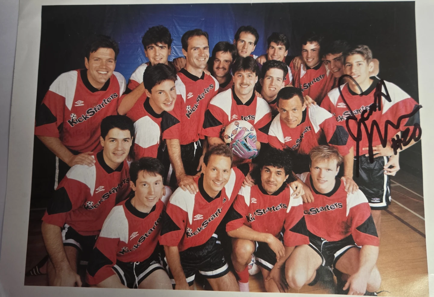 Kick Starters Soccer Team Photo with Autograph