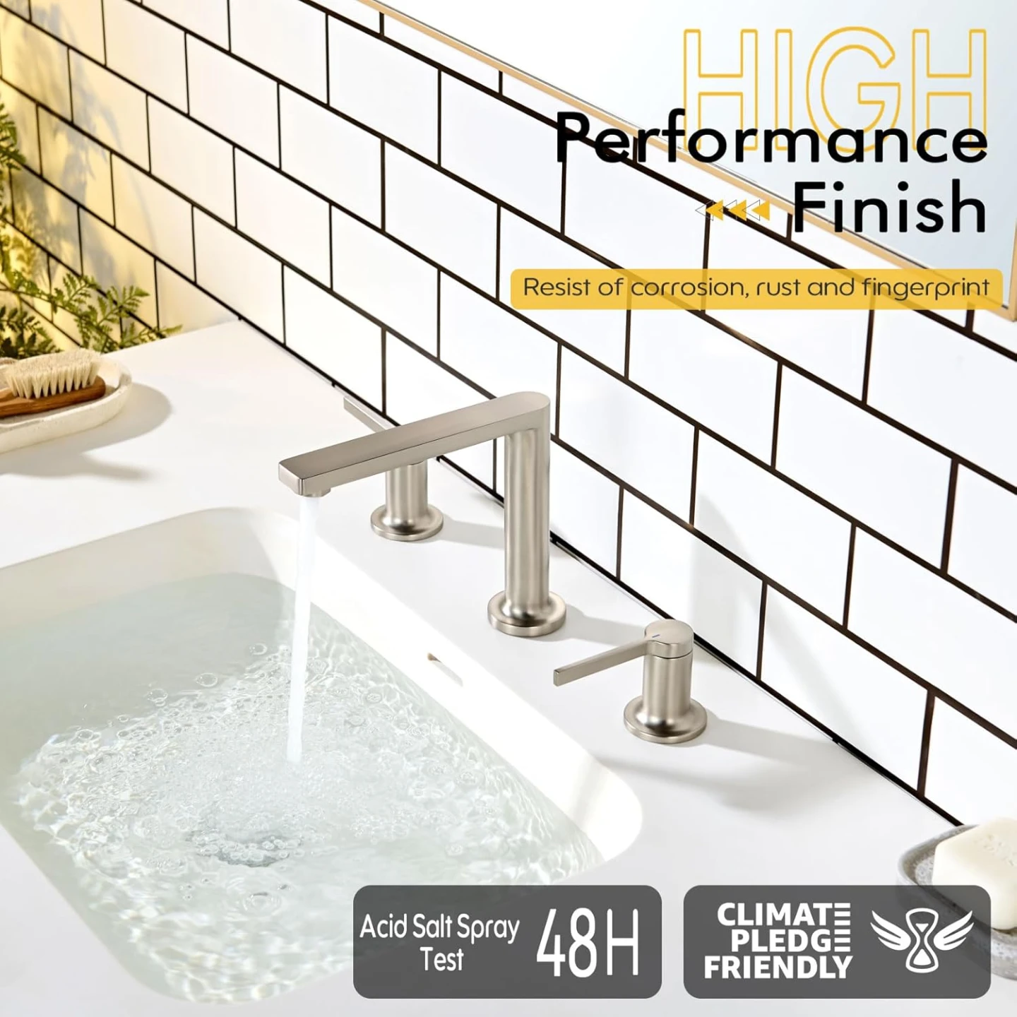 Brushed Nickel Bathroom Faucet - photo 4