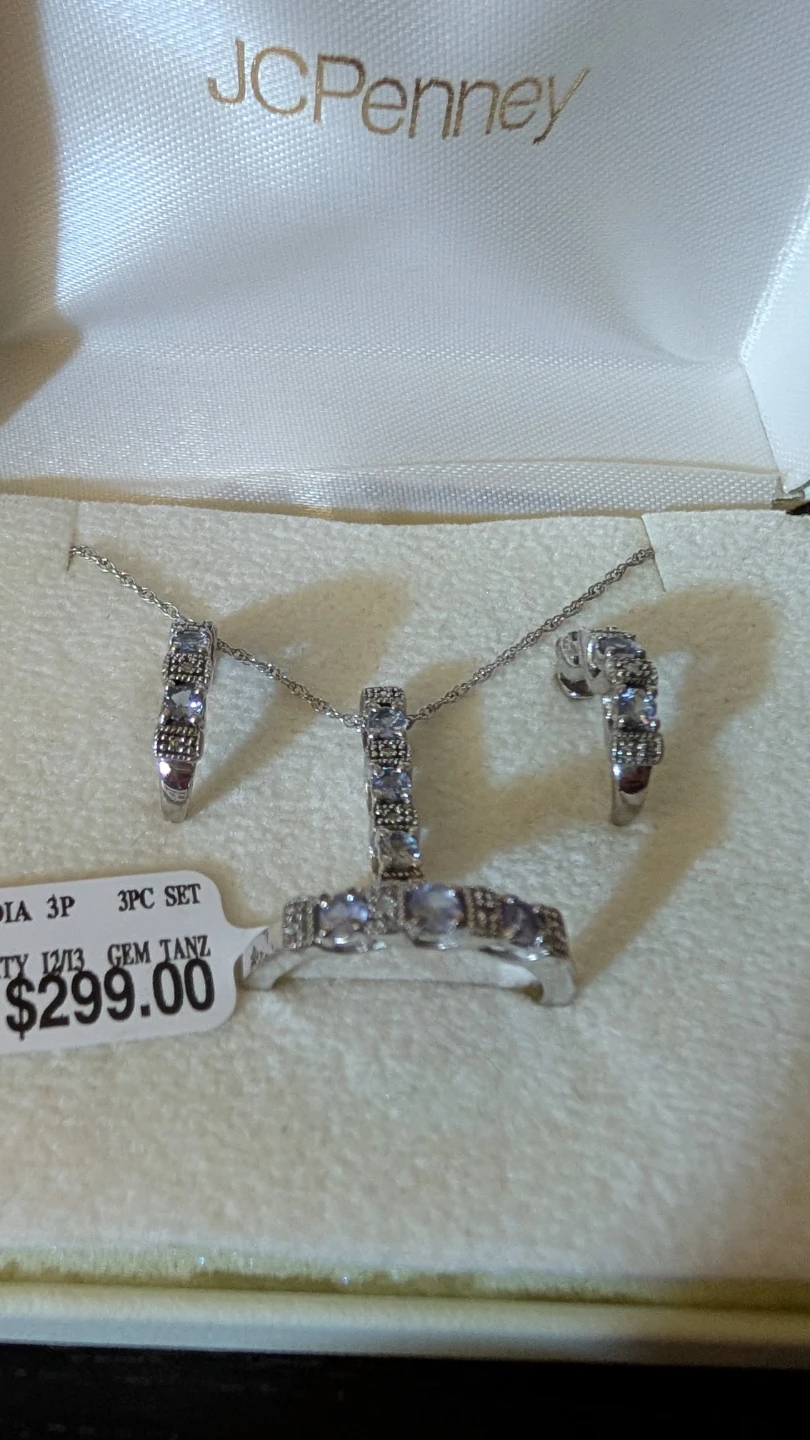 JCPenney 3-Piece Gem Tanz & Diamond Jewelry Set - photo 2