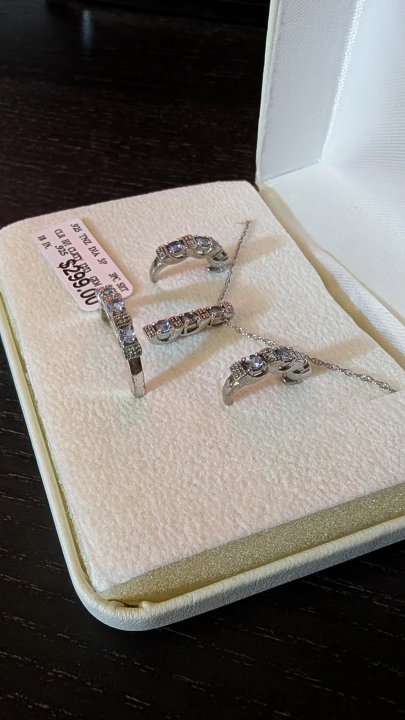 JCPenney 3-Piece Gem Tanz & Diamond Jewelry Set - photo 3
