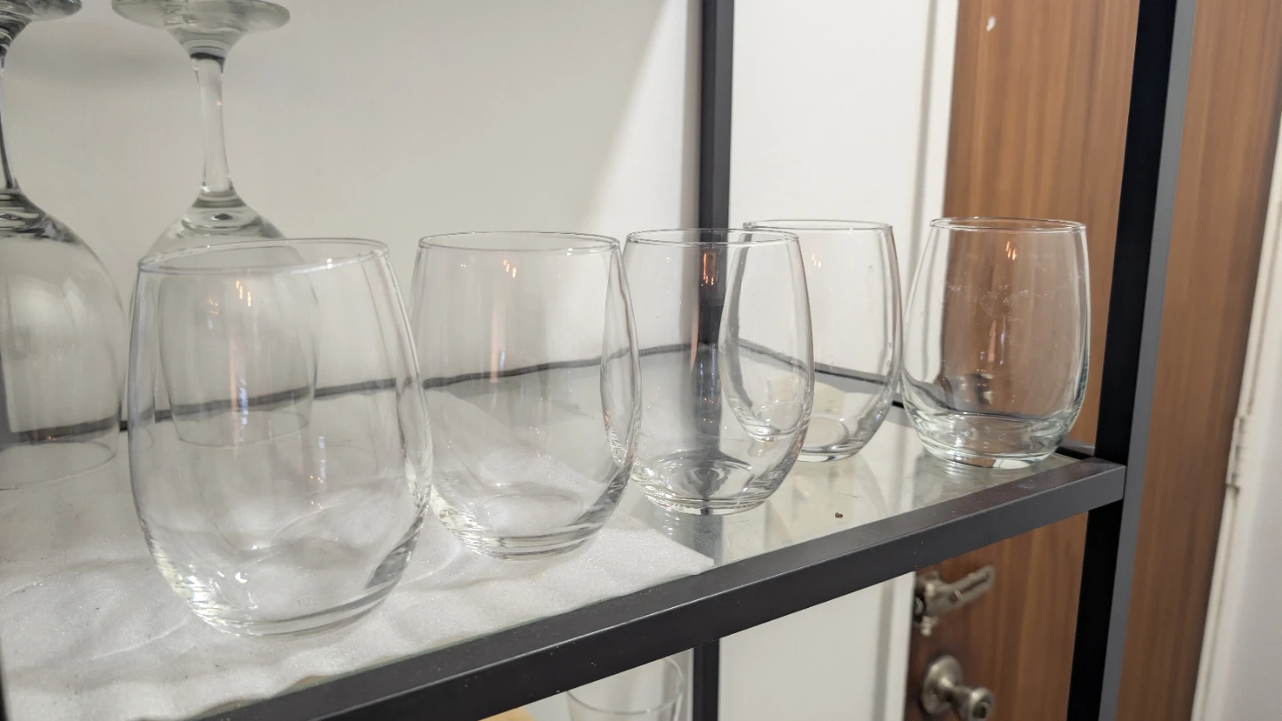 Set of 5 Stemless Wine Glasses - photo 3