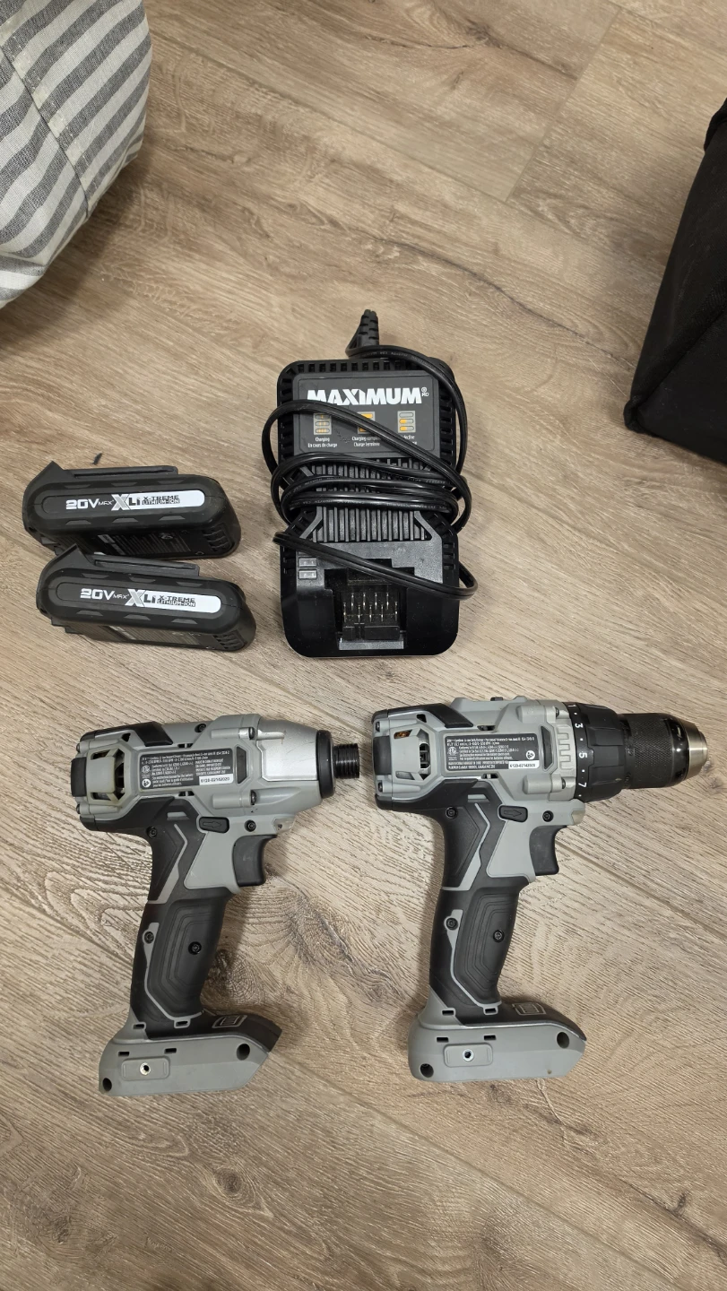 MAXIMUM 20V Cordless Drill & Impact Driver and impact wrench - photo 2