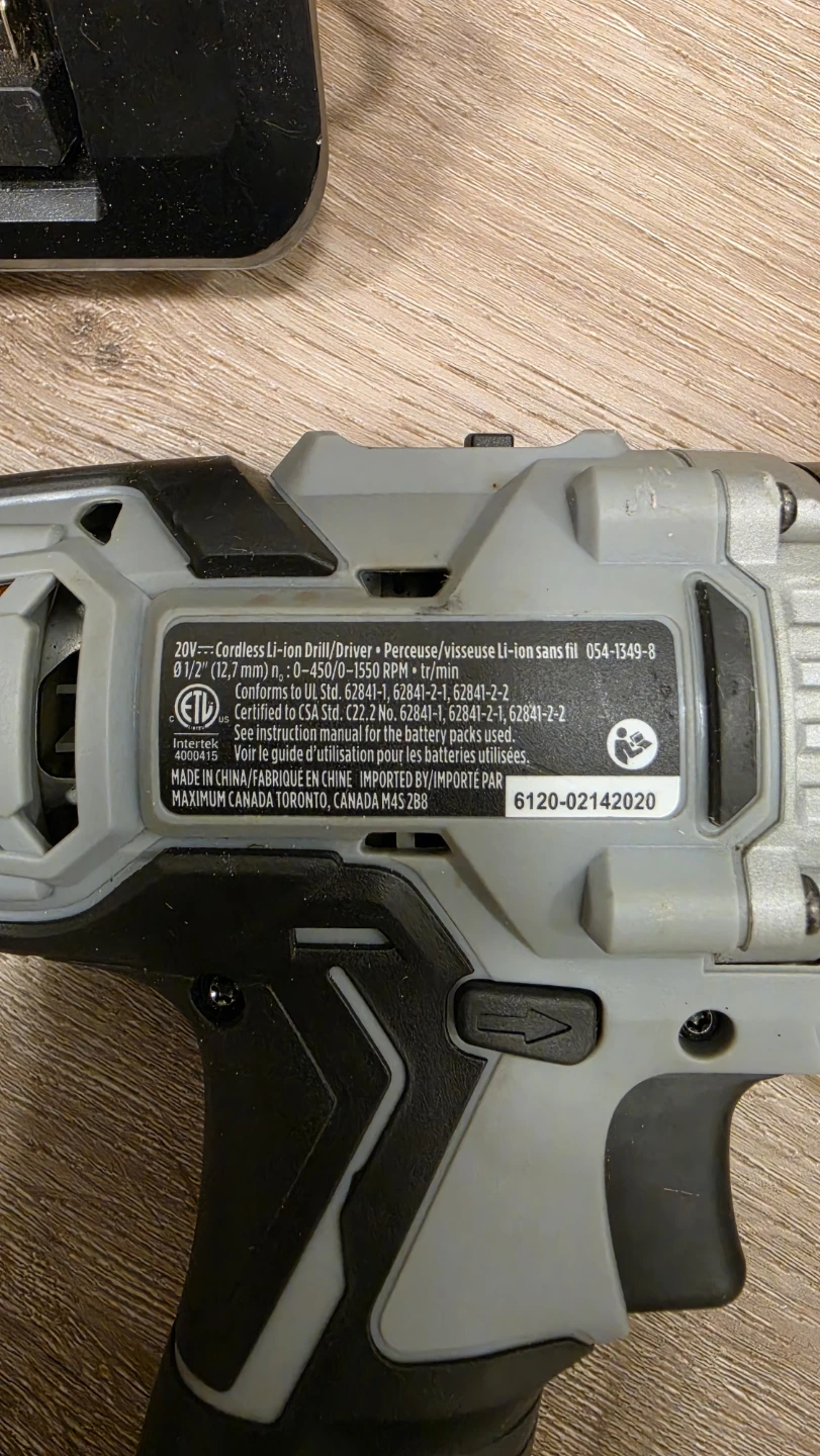 MAXIMUM 20V Cordless Drill & Impact Driver and impact wrench - photo 4