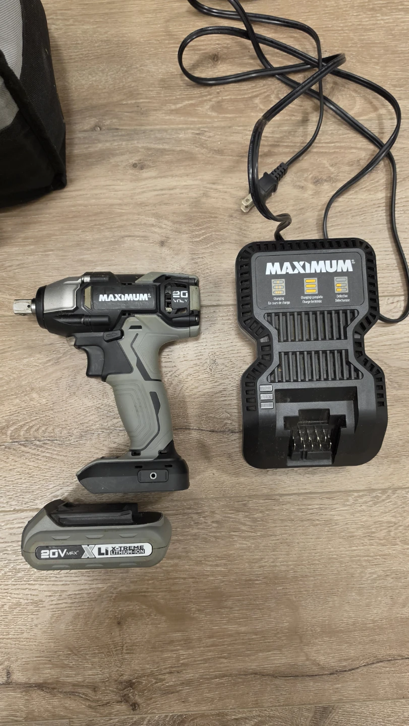 MAXIMUM 20V Cordless Drill & Impact Driver and impact wrench - photo 5