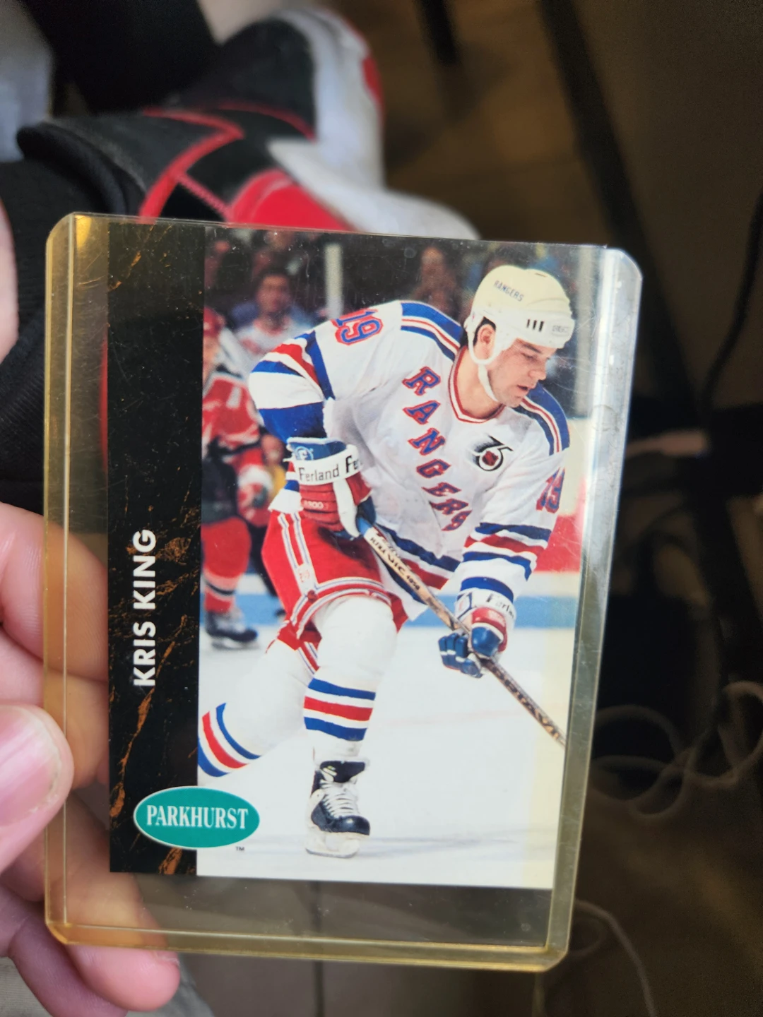 Kris King 1992 Parkhurst Hockey Card
