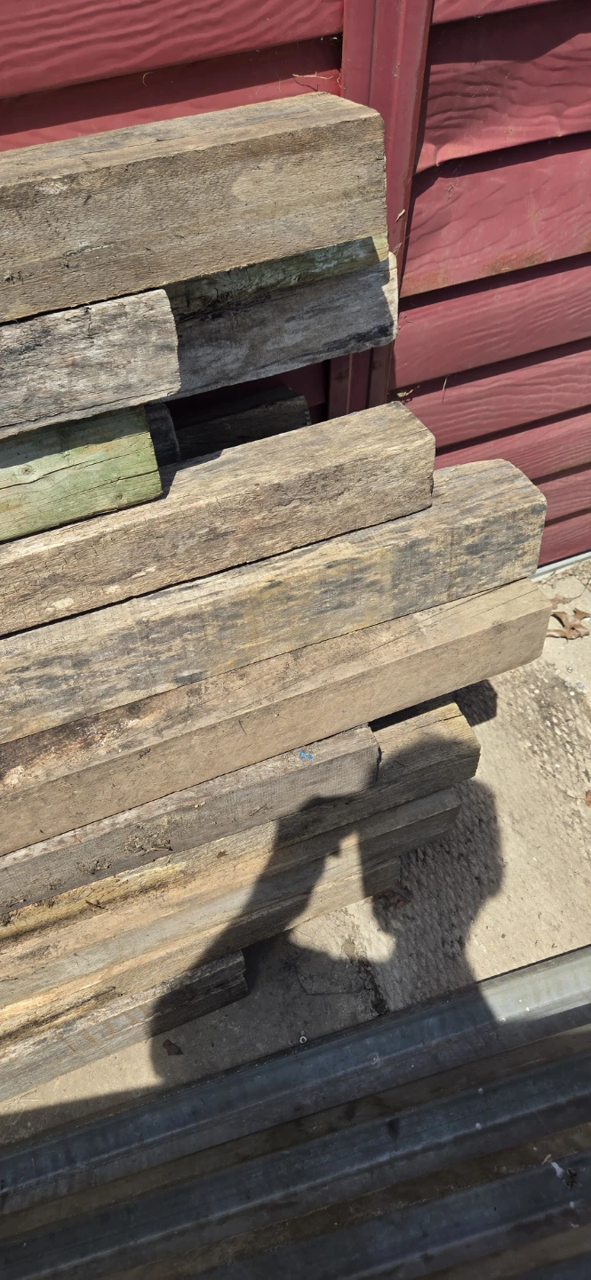 Used hard Wood Beams firewood - photo 3