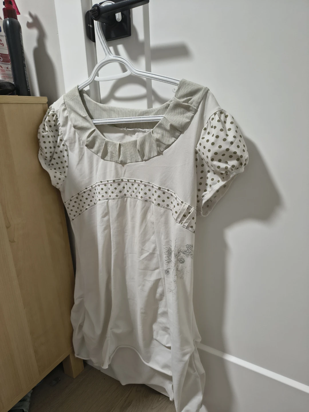 Green and white dress - photo 2