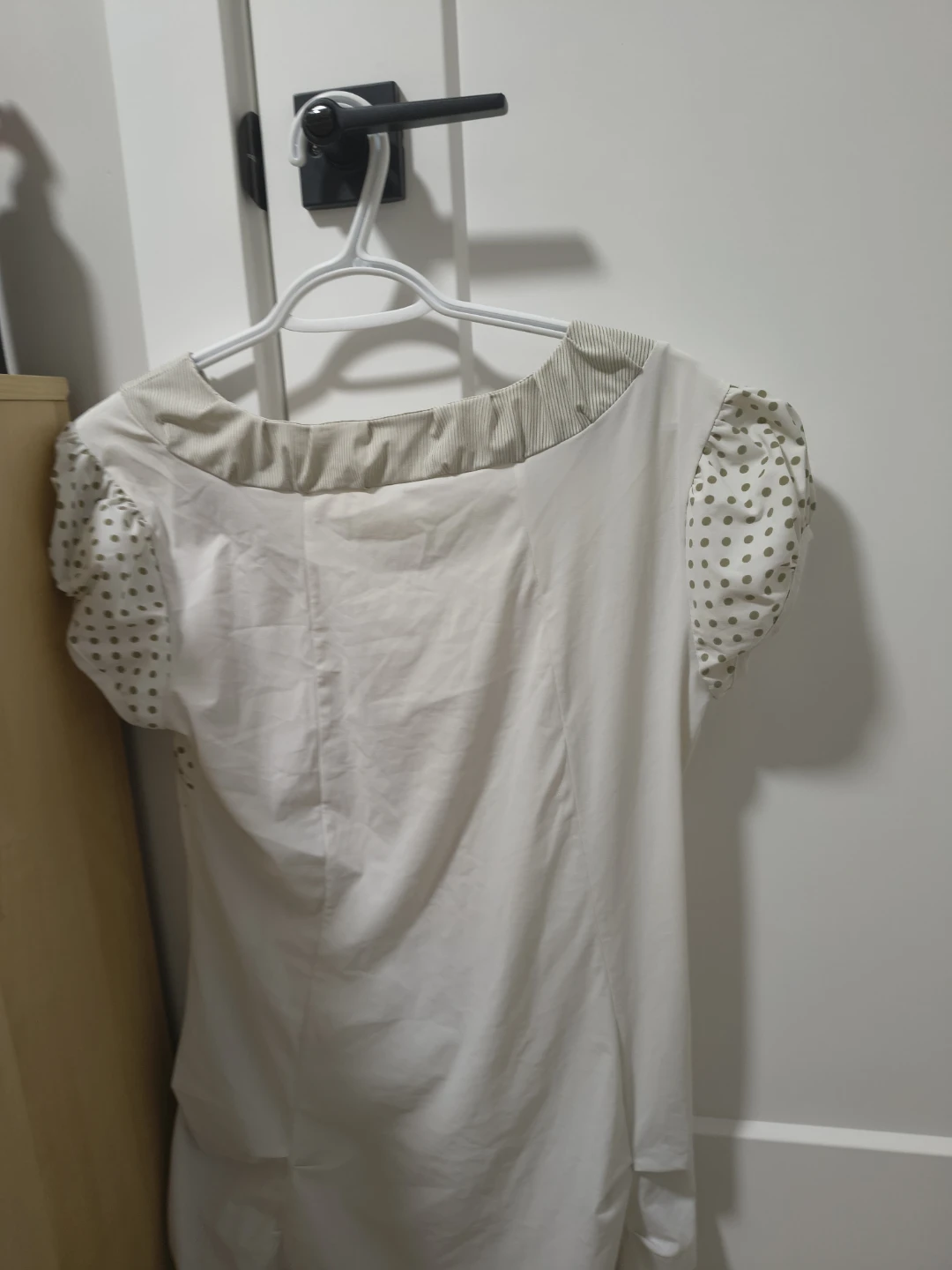 Green and white dress - photo 5