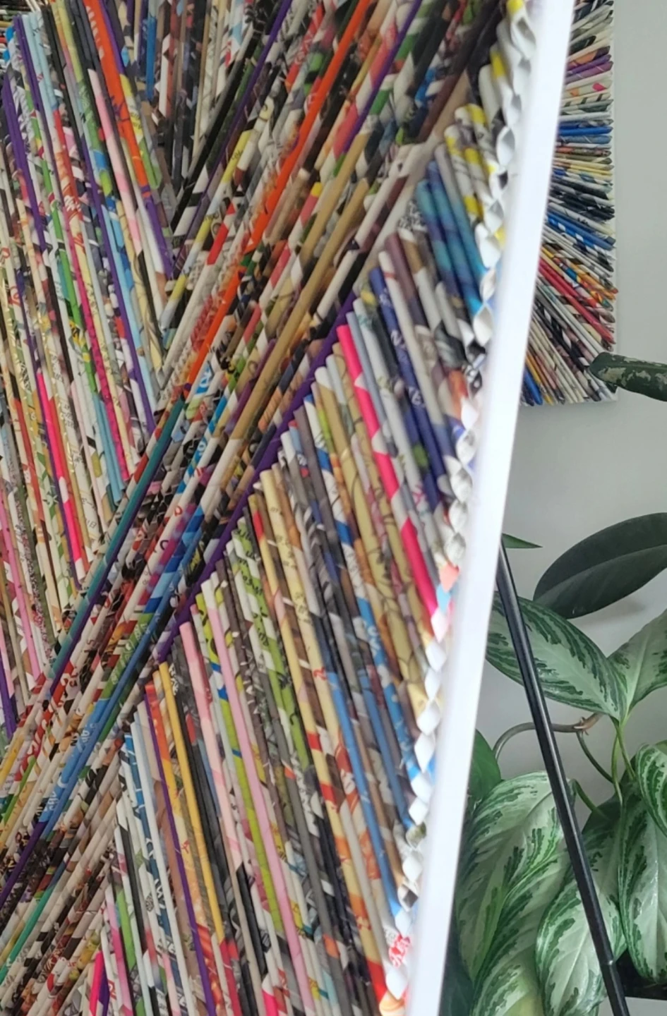⚽ Handmade Recycled Magazine Wall Art - photo 3