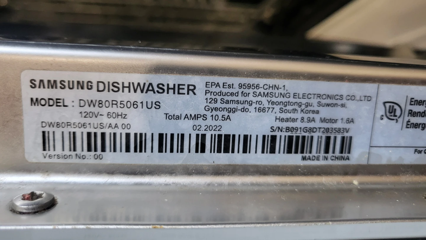 24" Samsung Dishwasher like new - photo 5