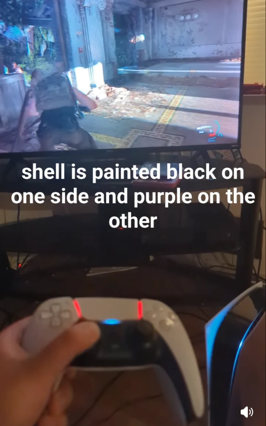 Custom Painted PS5 Console - Black & Purple - photo 3