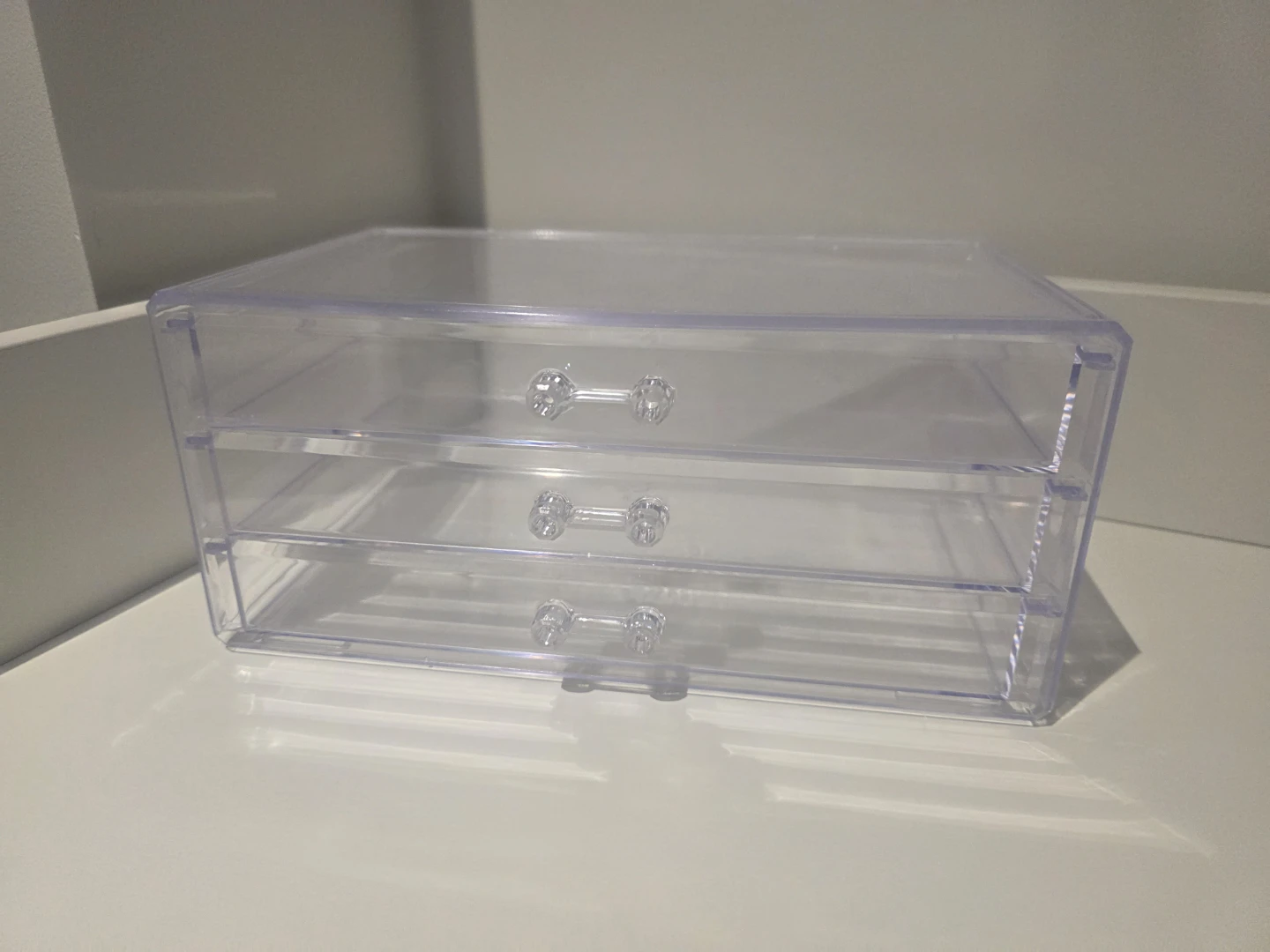 Clear Acrylic 3-Drawer Organizer