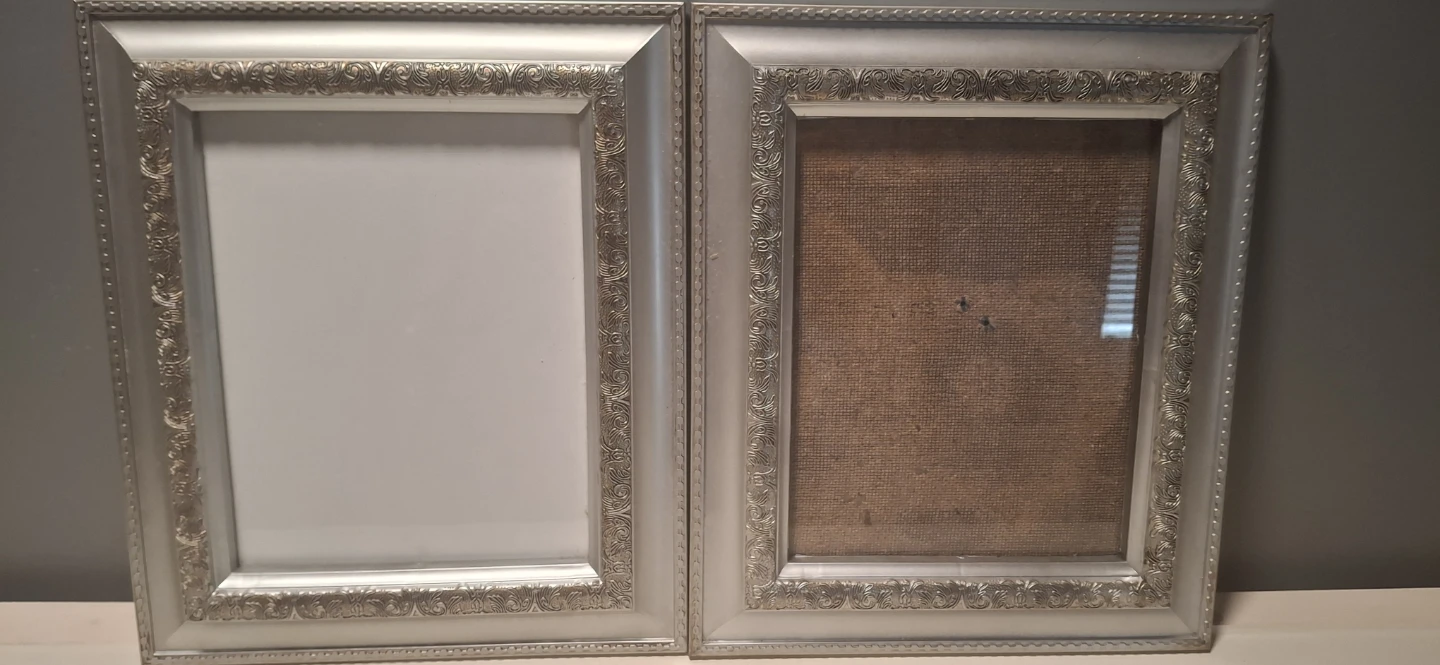 Silver Ornate Picture Frame