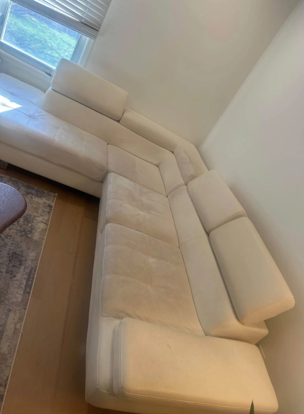 Modern White Sectional Sofa