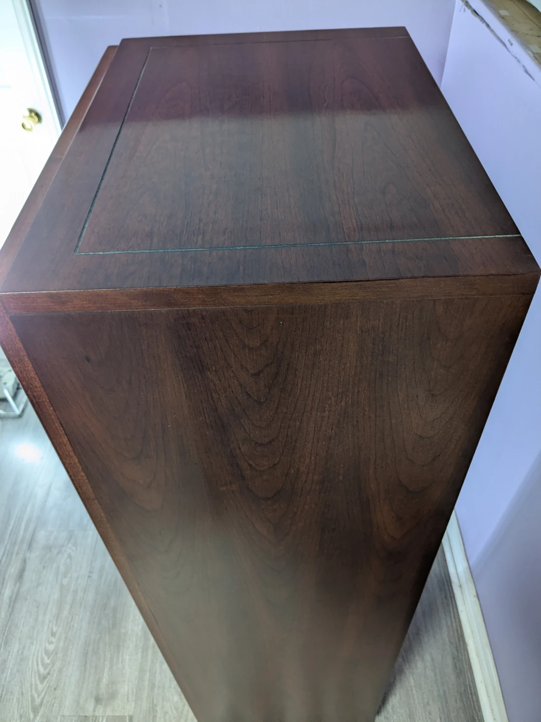 Vintage Cherry Tallboy Dresser | 6 Drawers - photo 3