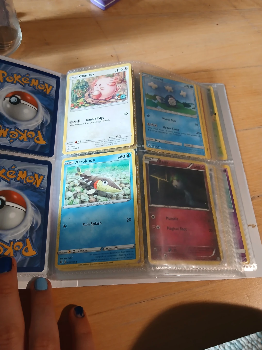Pokemon Trading Card Binder half full with cards - photo 5