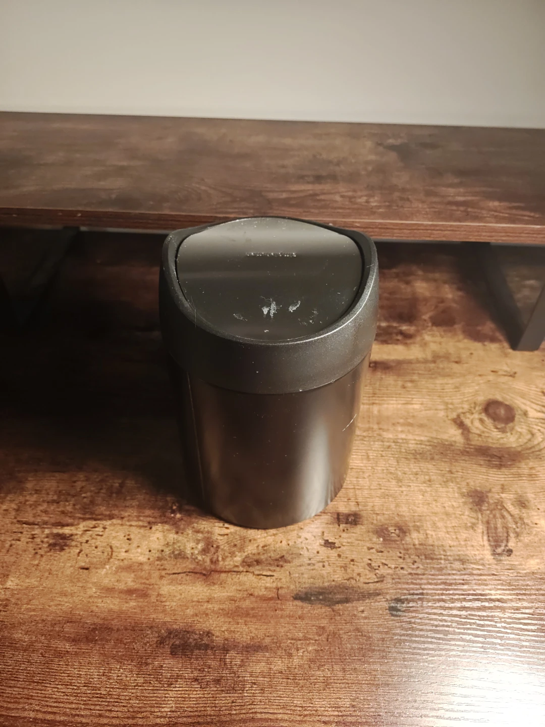 Black Desk Trash Can