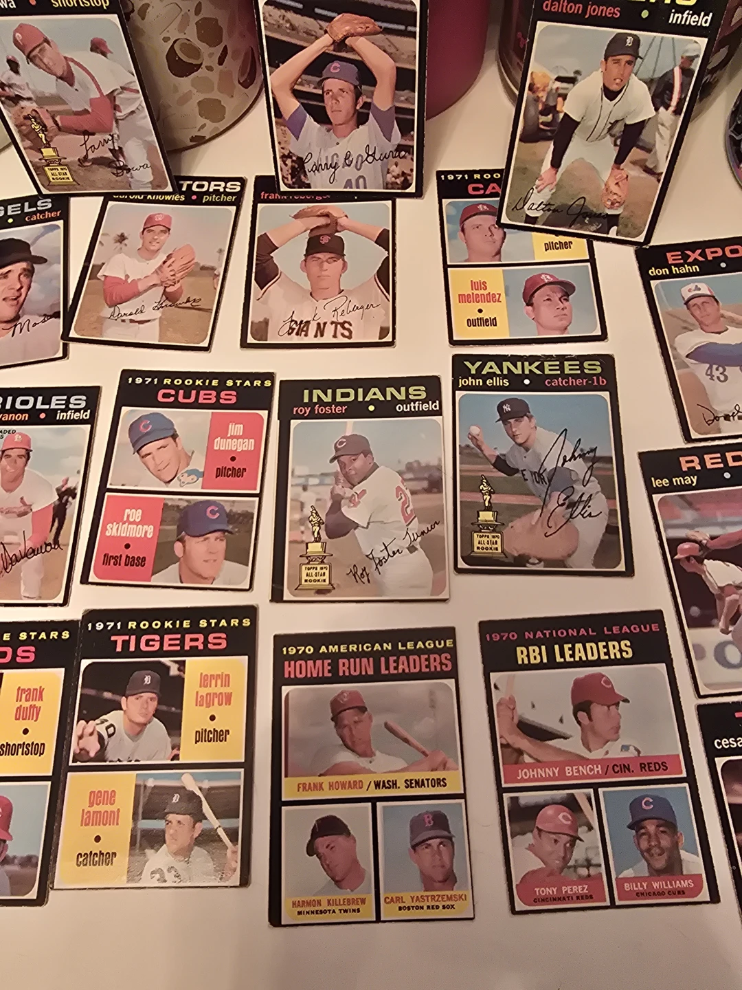 Collection of 1971 Topps Baseball Cards - photo 3