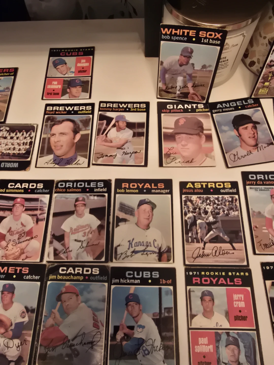 Collection of 1971 Topps Baseball Cards - photo 4
