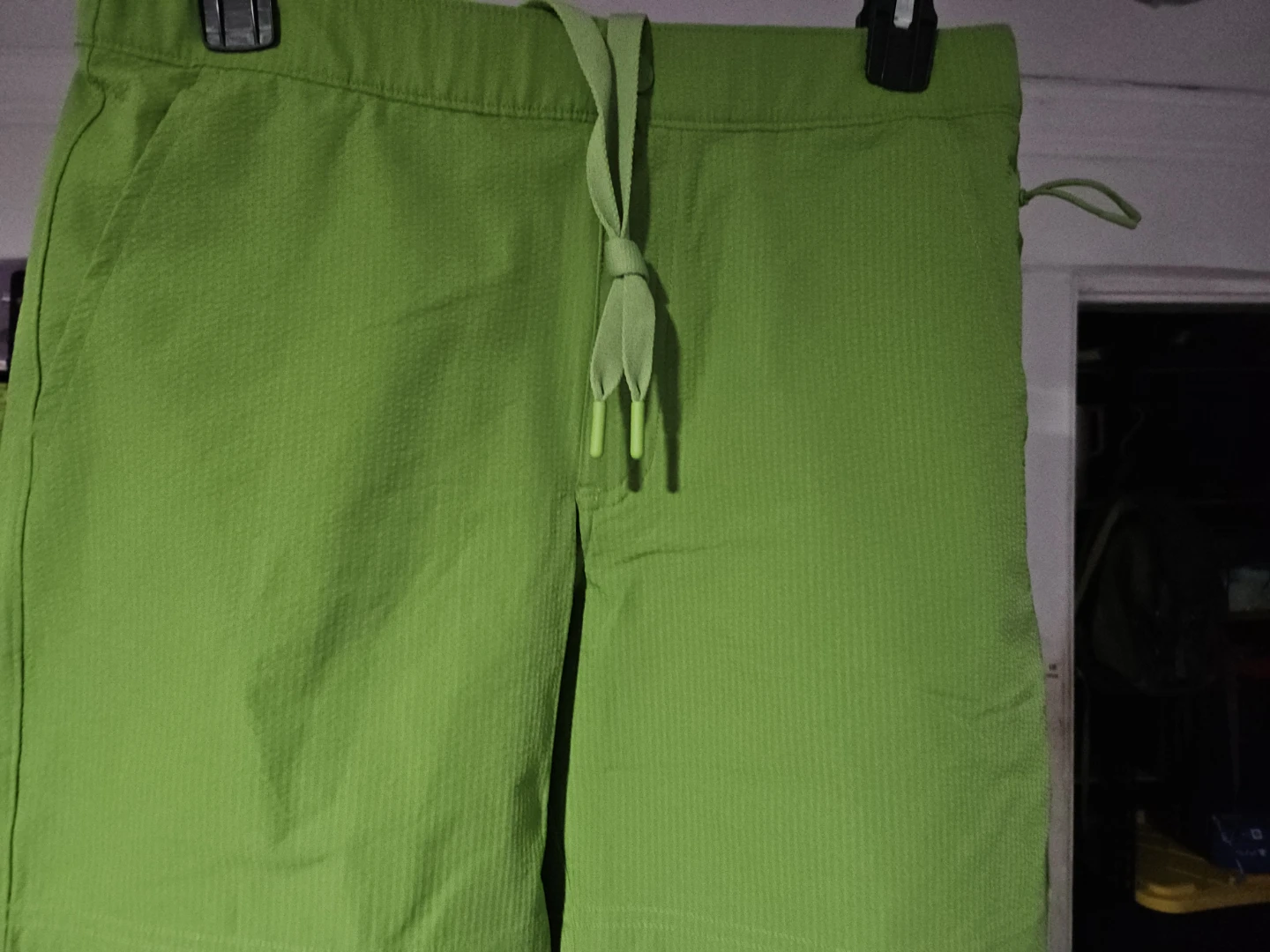 VRST Green Textured Shorts