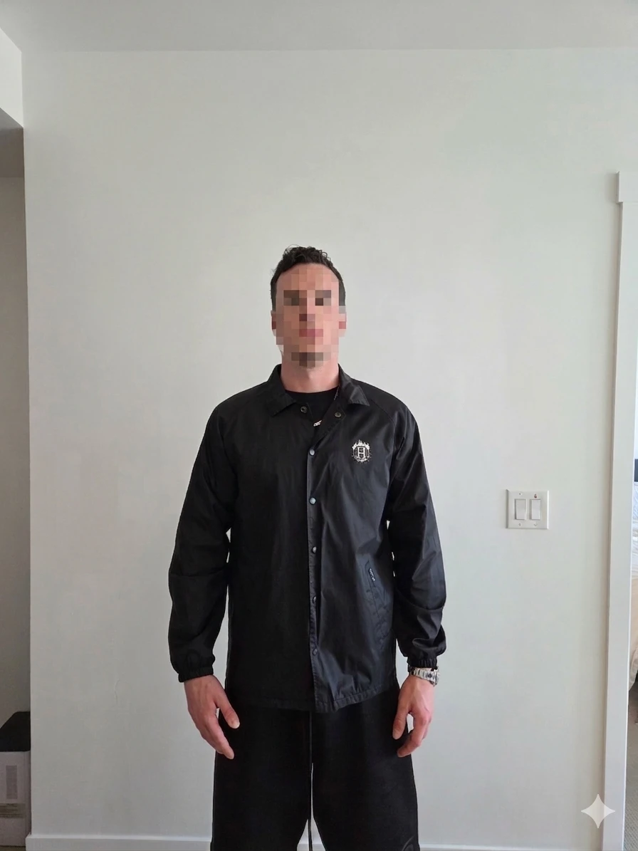Thrasher Magazine Black Coach Jacket