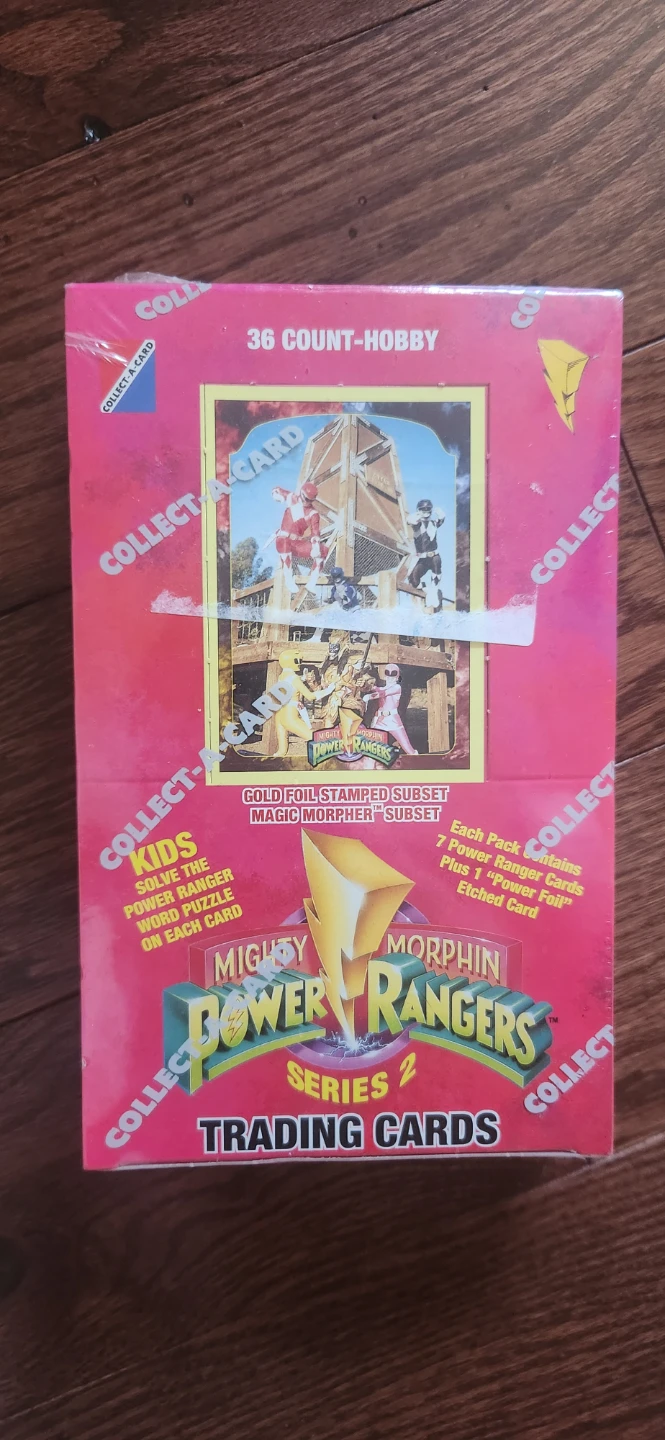 Mighty Morphin Power Rangers Series 2 Trading Cards - Hobby Box