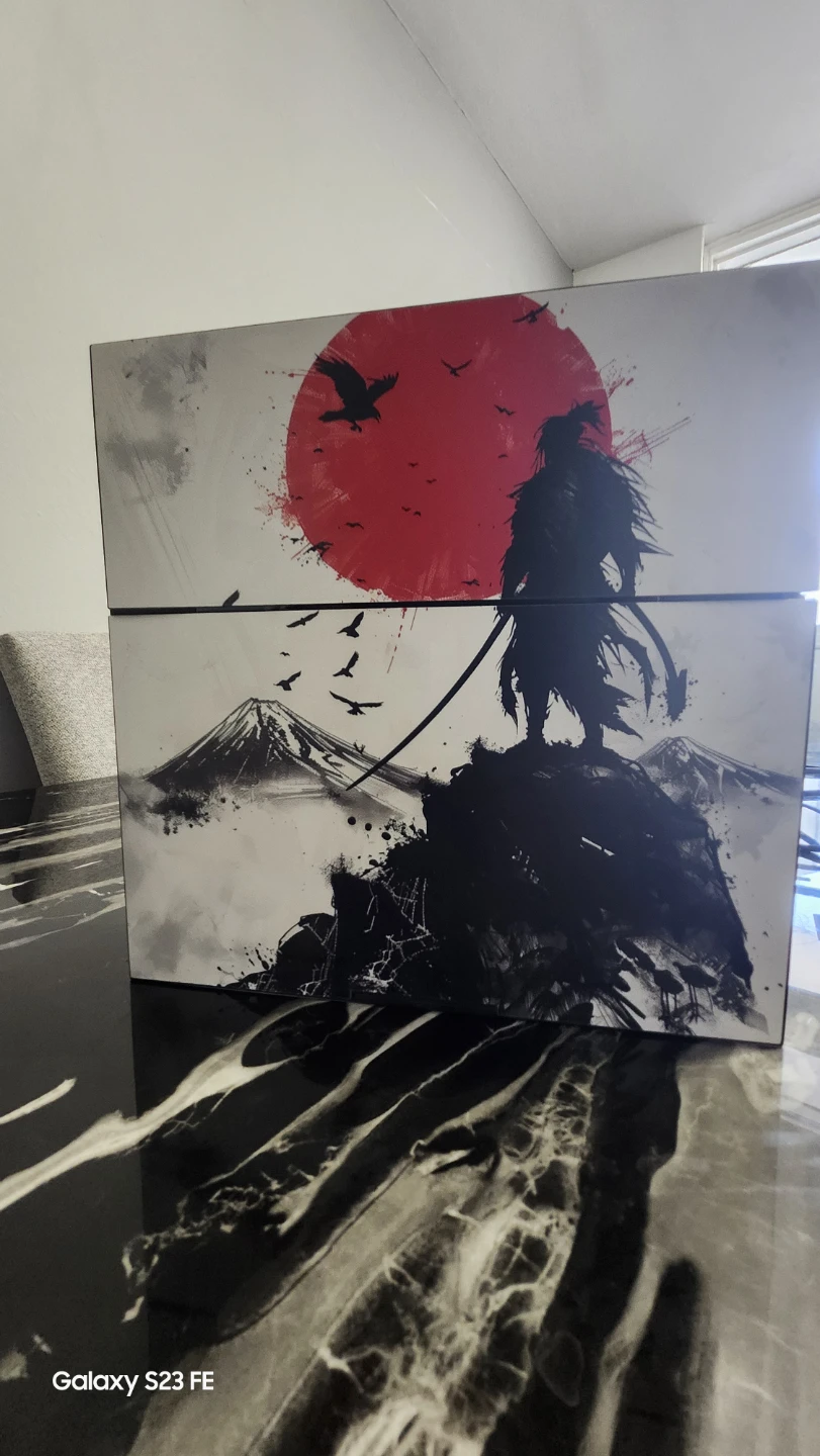 Custom Samurai 1tb PS4  Console with Controller - photo 2