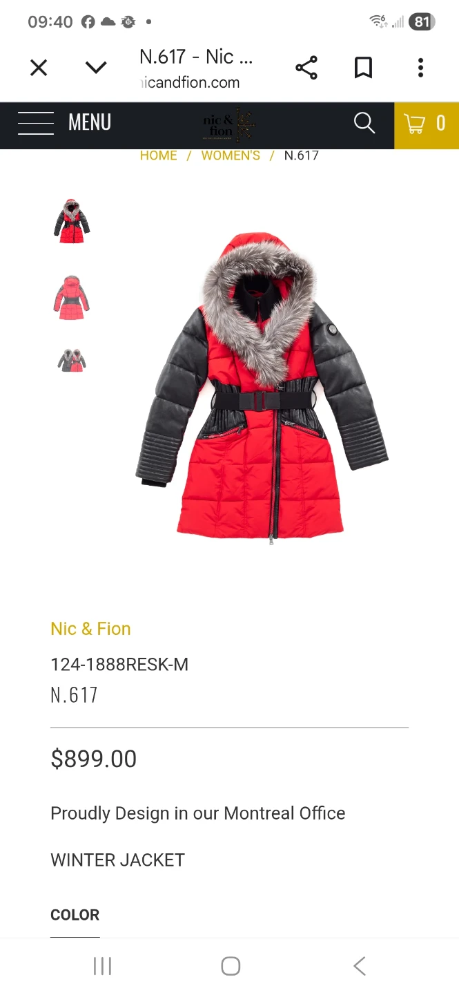 Nic & Fion Collection Winter Jacket Size M - photo 4