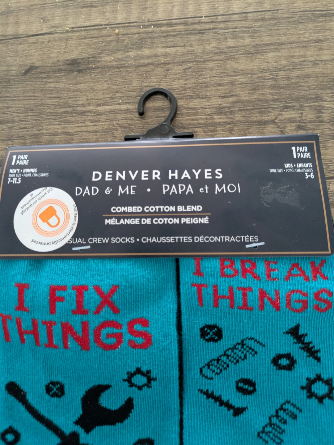 New. Dad & Me Crew Socks. Father's Day gift. Dad and kid. - photo 5