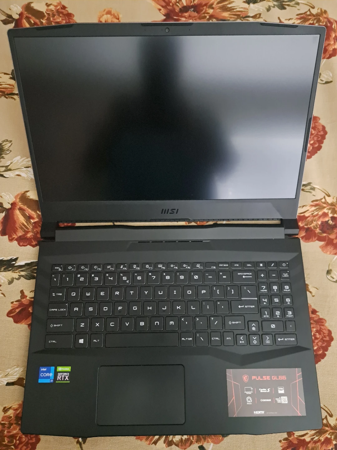 RTX 3070 Gaming Laptop MSI Pulse GL66 i7 - photo 3