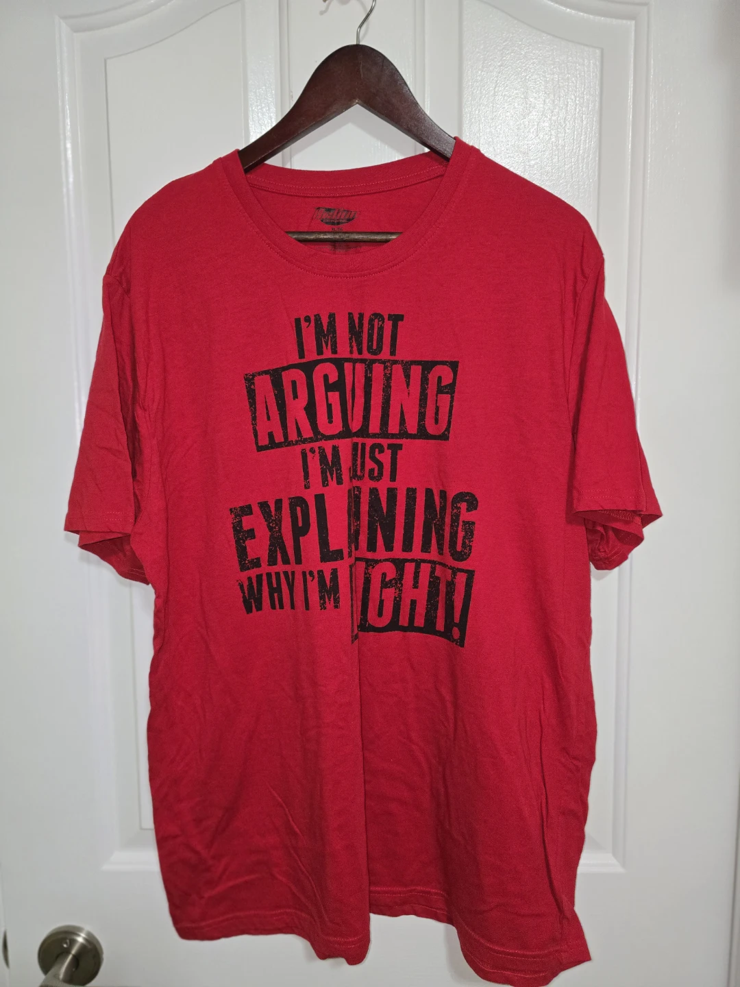 Red Oversized Graphic T-Shirt