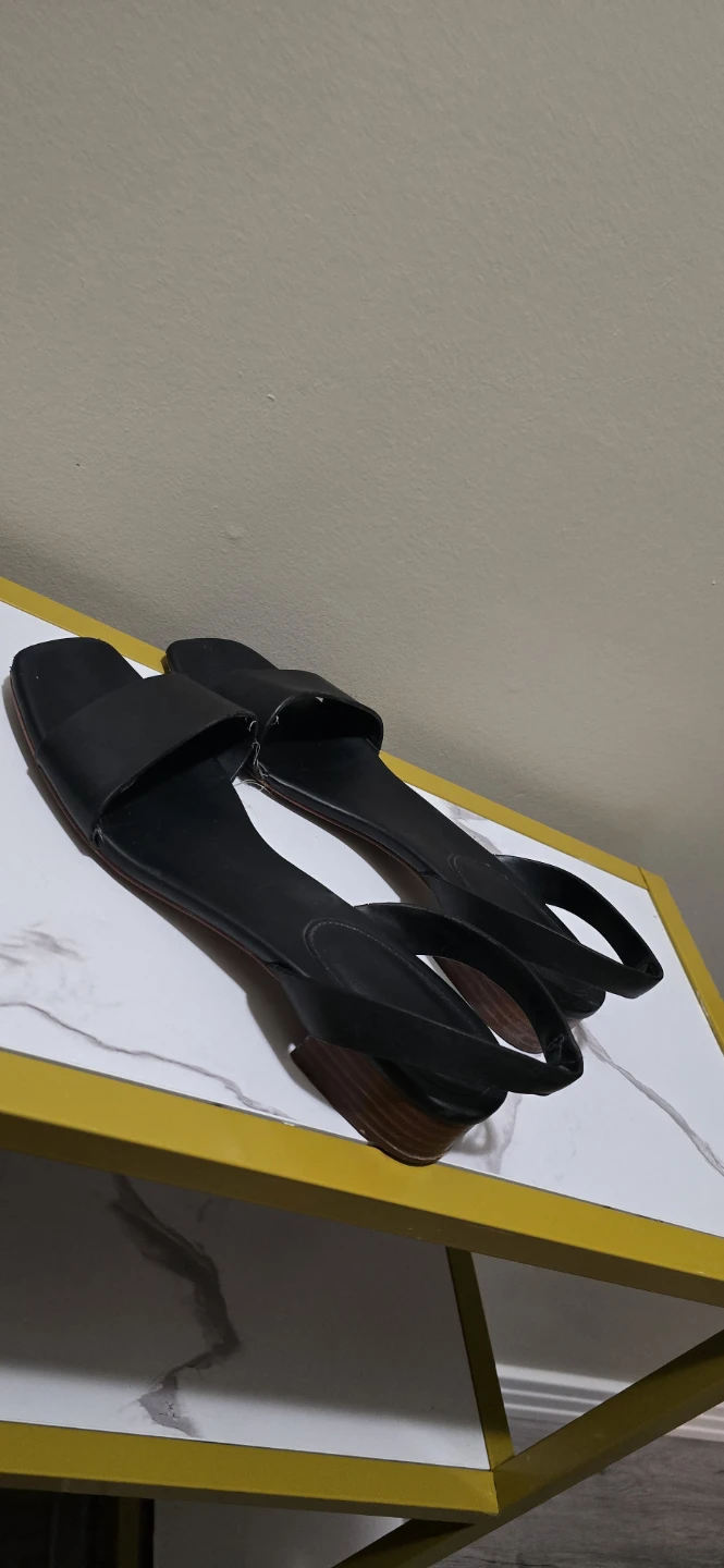 Aldo Black Slingback Block Heel Sandals - photo 3