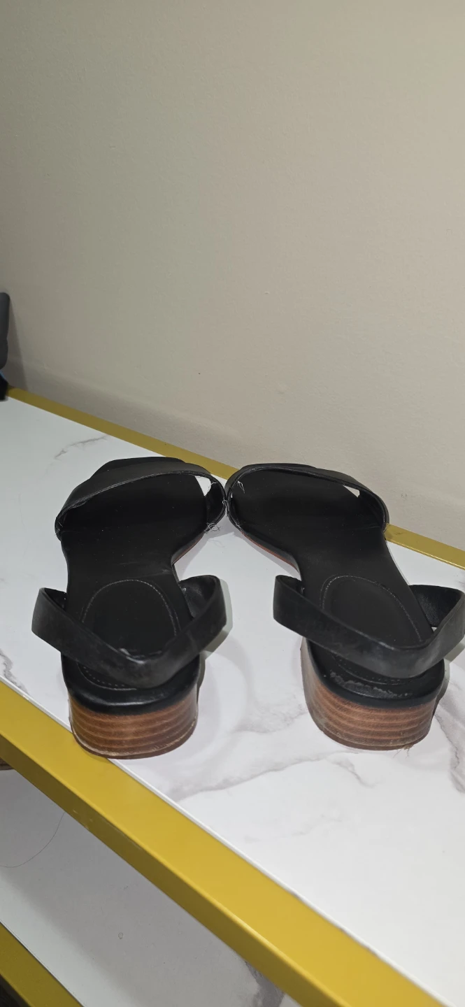 Aldo Black Slingback Block Heel Sandals - photo 4