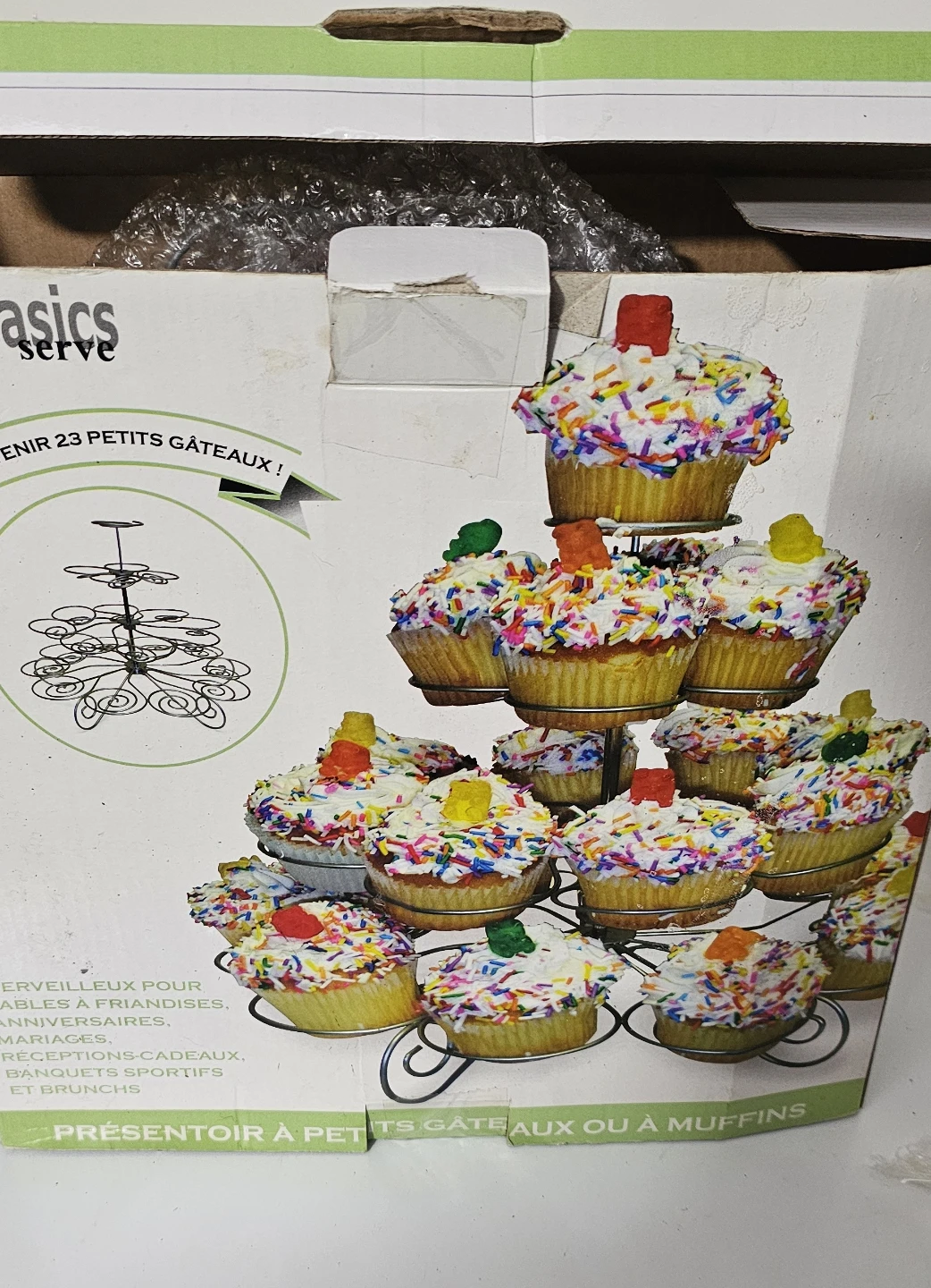 Cupcake Display Stands and Marquee Letters