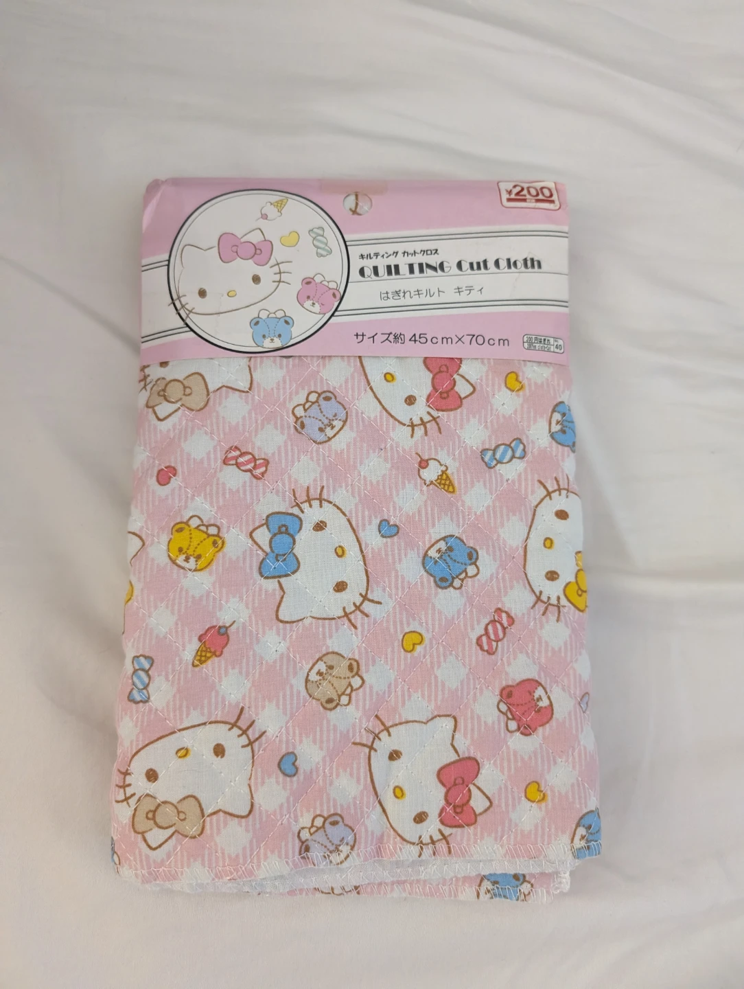 Brand New Sanrio Hello Kitty Quilting Cut Cloth 45x70cm