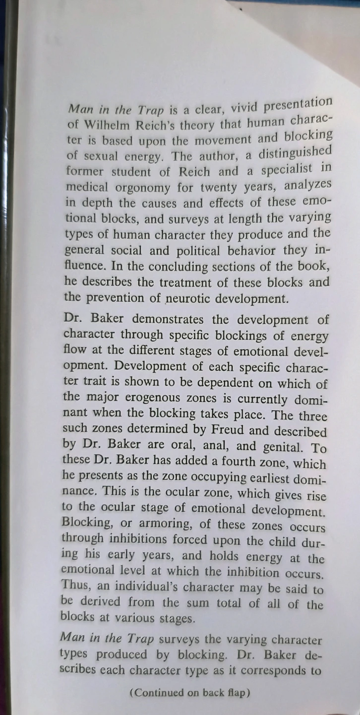 Man in the Trap, 1967 study Blocked Sexual Energy - photo 4