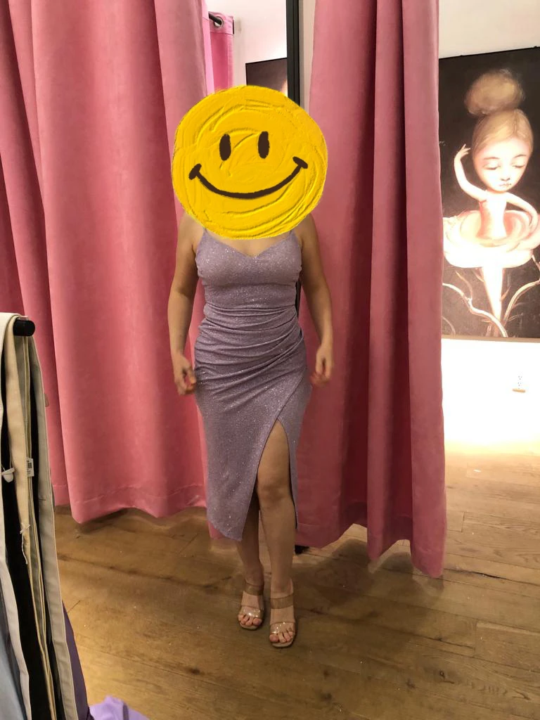 Sparkly Pink Cocktail Dress