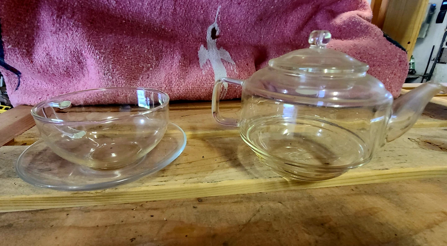 Glass Teapot and Cup Set - photo 2