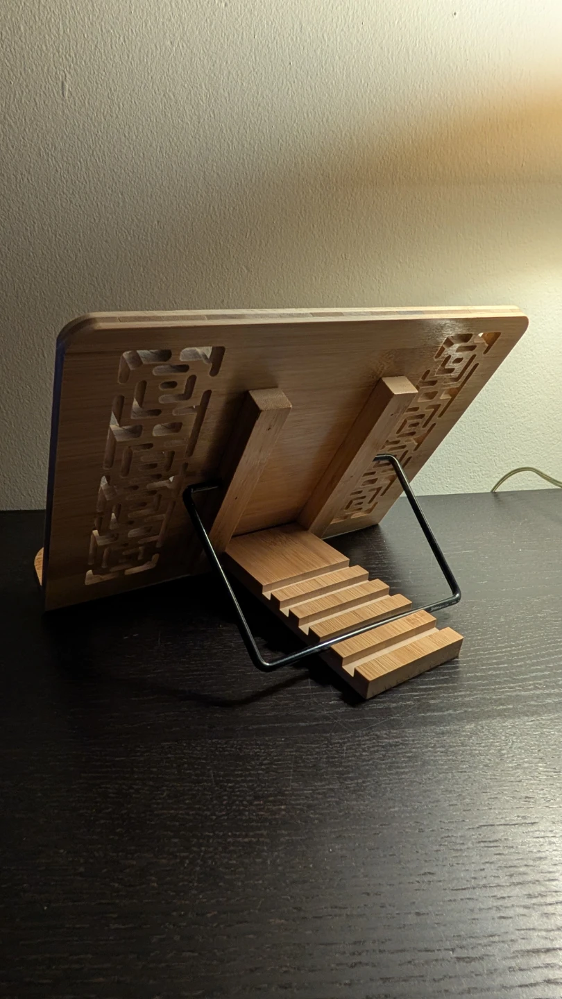 Bamboo Book Stand - photo 3