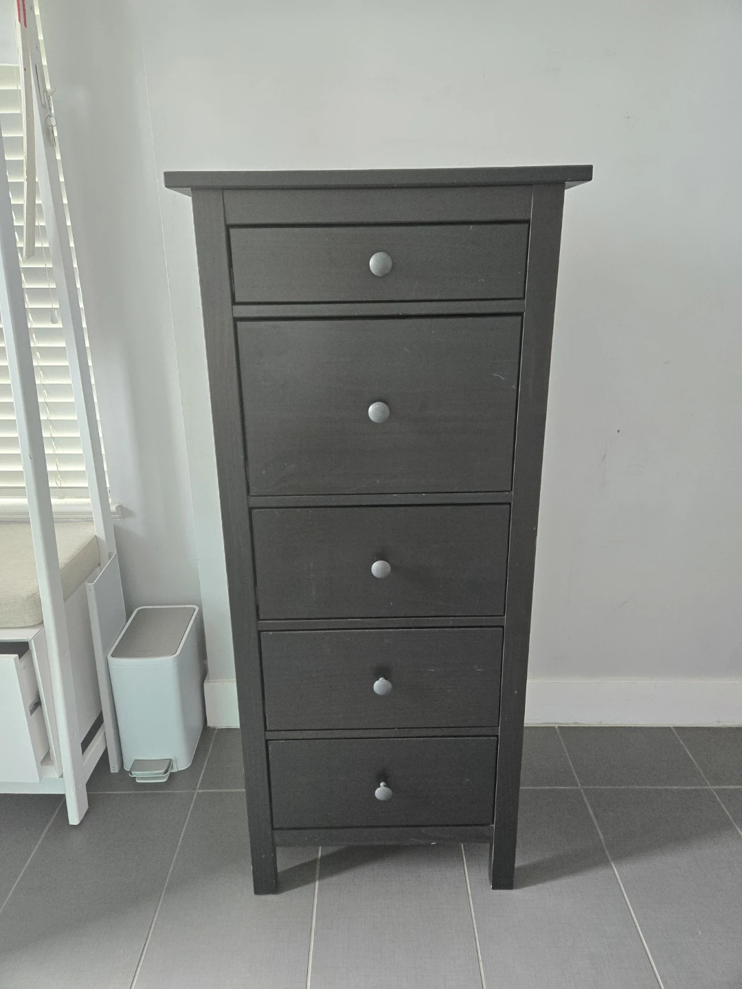 Ikea discontinued solid wood tall boy dresser hemnes - photo 2