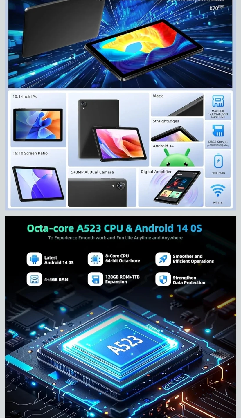 New Rebecco Android Tablet 10 Inch - Android - photo 2