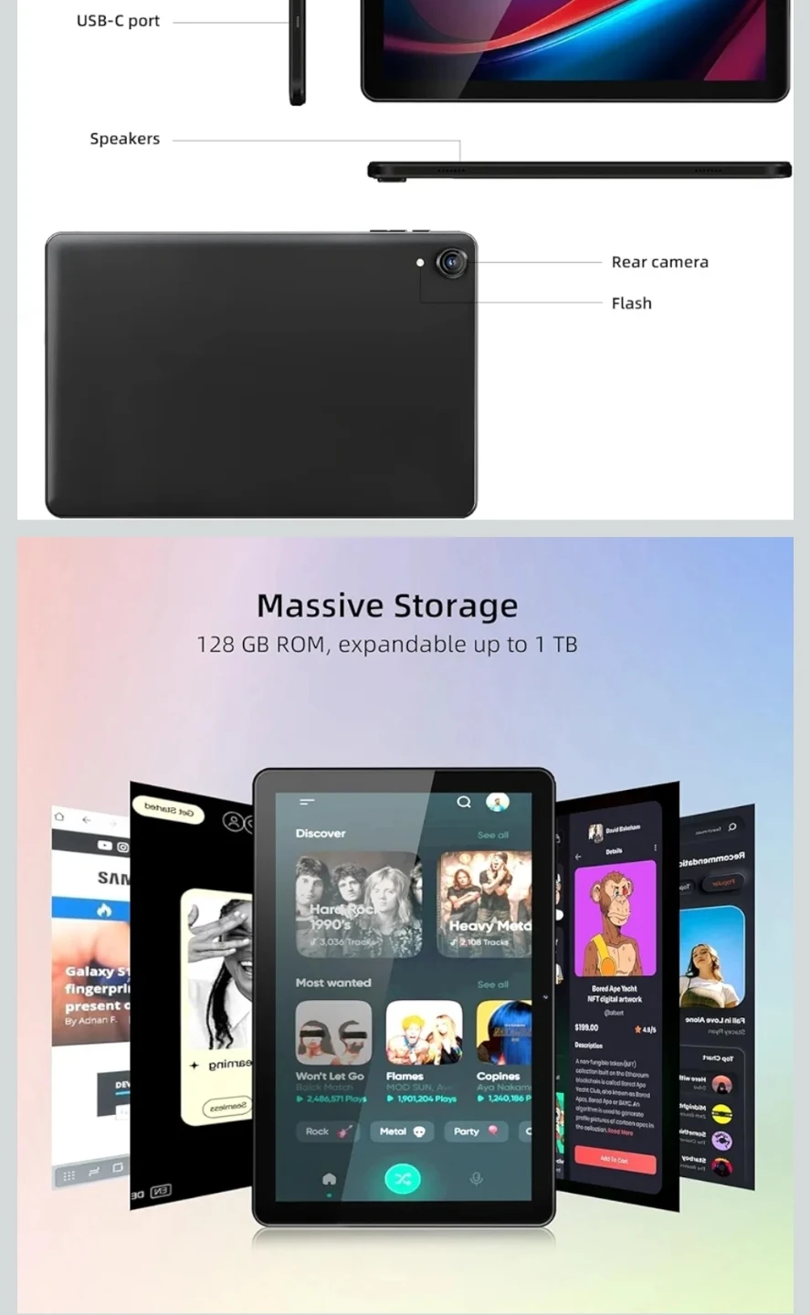 New Rebecco Android Tablet 10 Inch - Android - photo 5