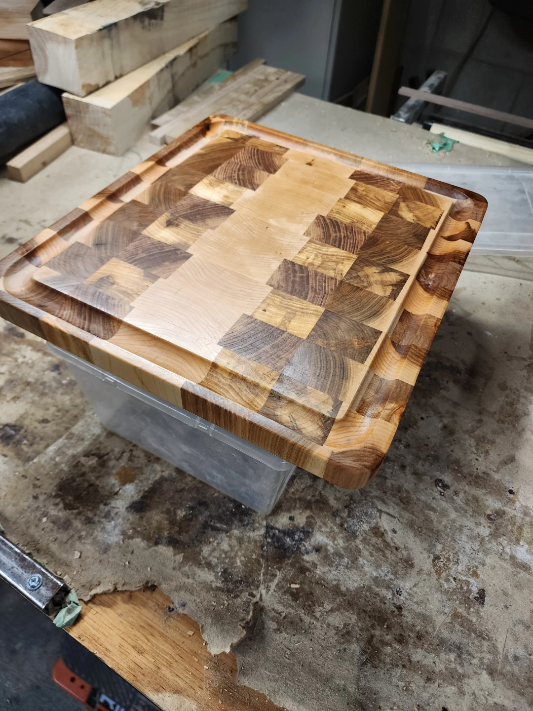 End Grain Cutting Board