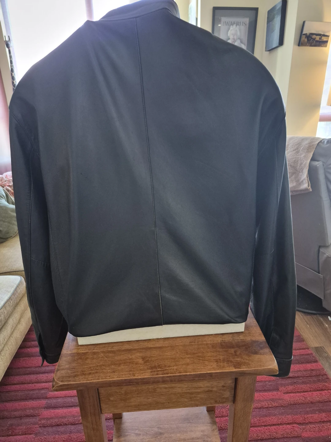 Andrew Marc Black Leather Jacket - Medium - photo 4