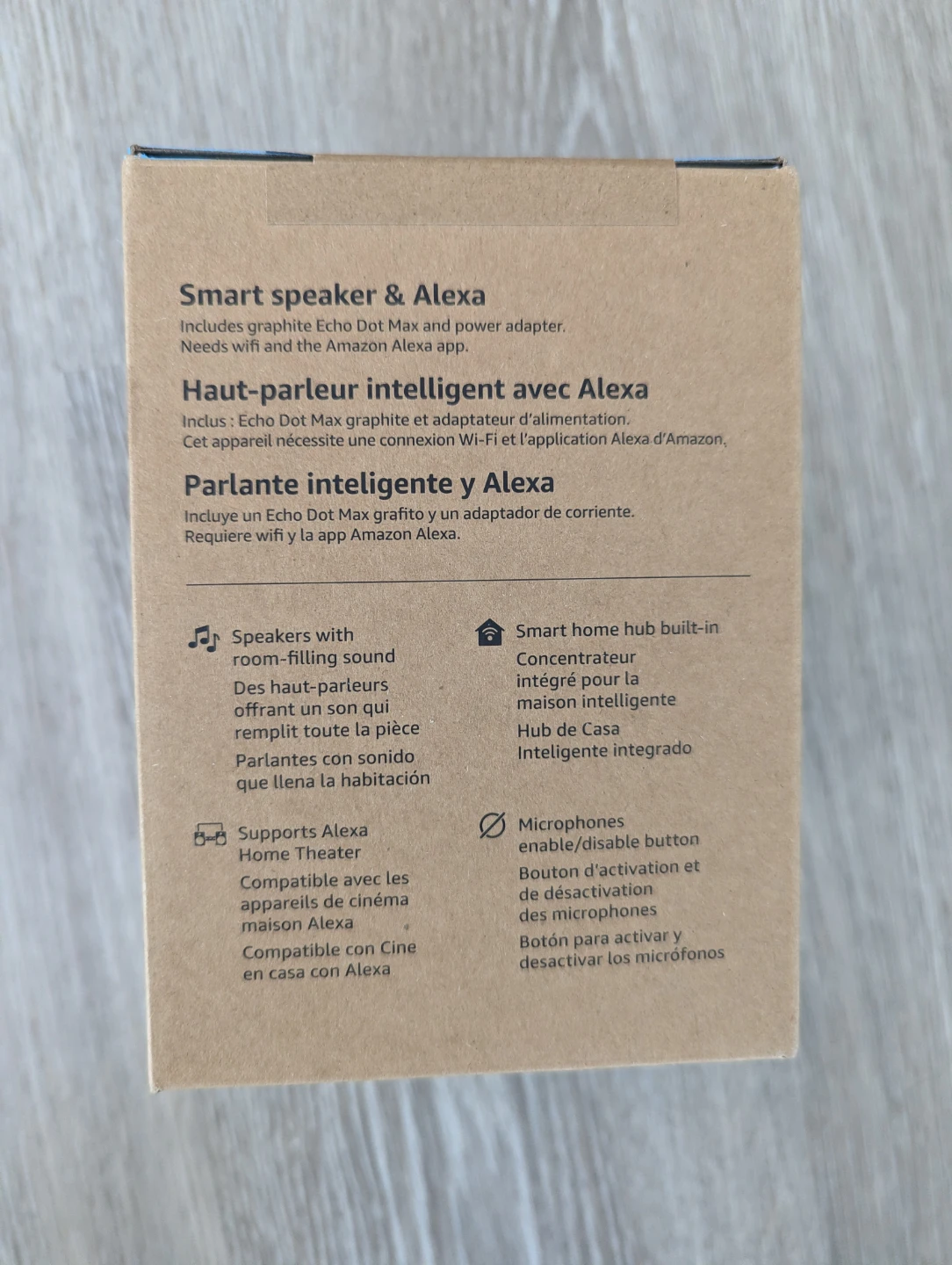 Amazon Echo Dot Max Smart Speaker - Graphite ⚽ - photo 2