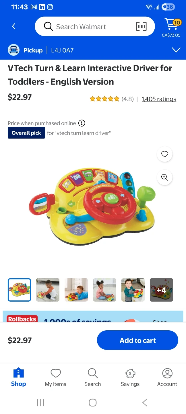 Baby toy turn and learn with sounds and music - photo 4