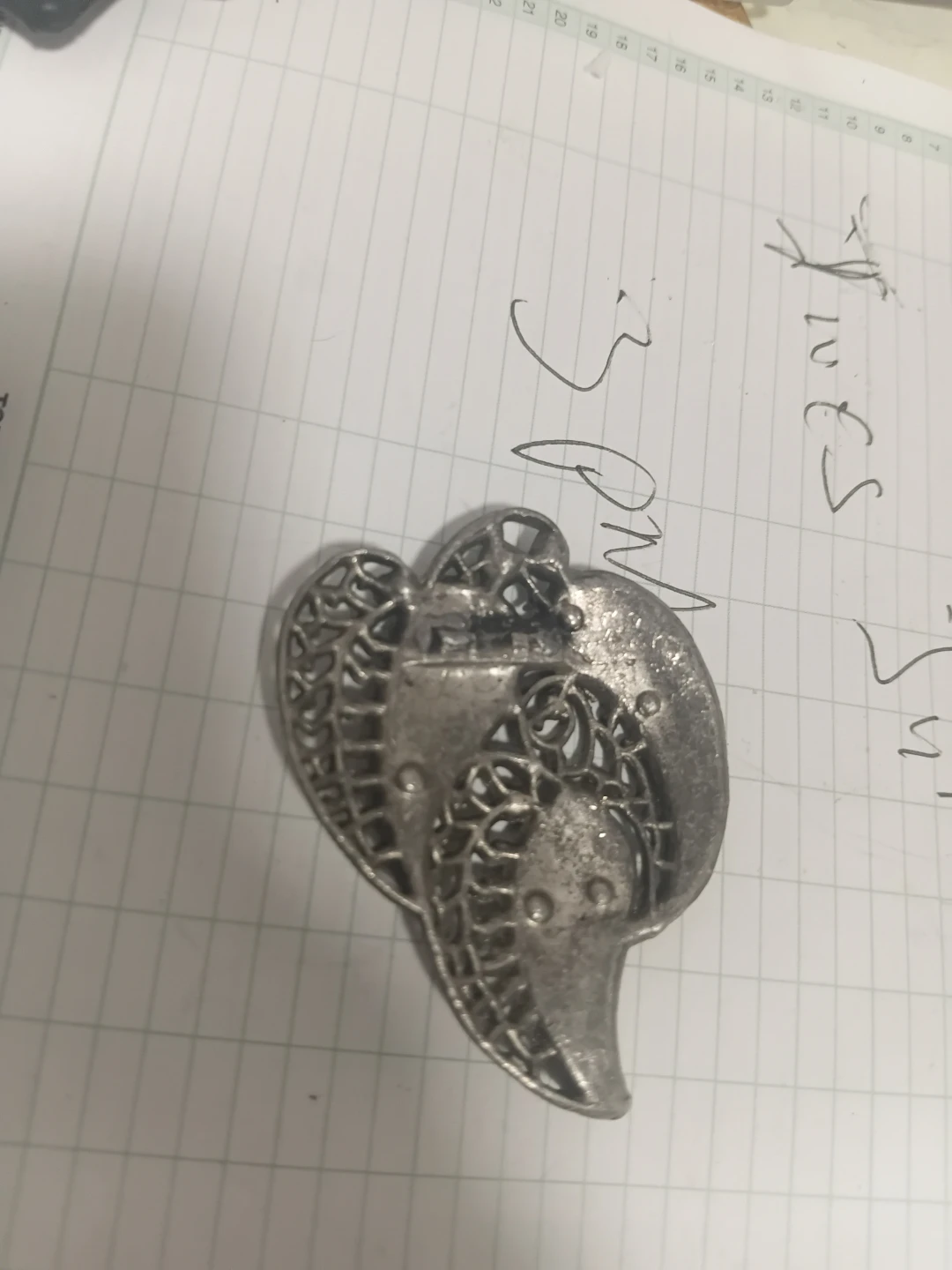 Filigree Brooch with Coloured Stones - photo 2