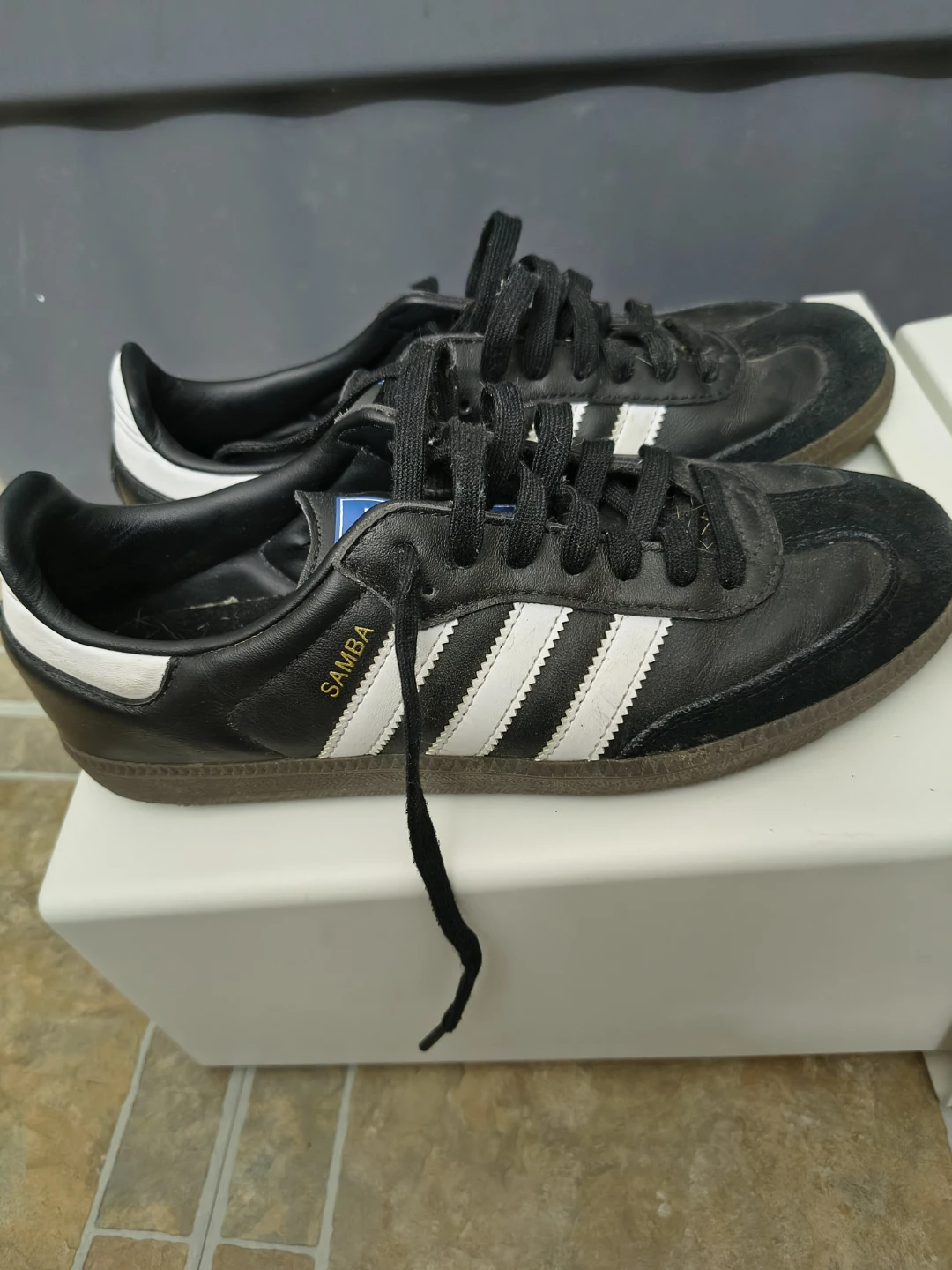 Adidas Samba Black White Shoes - photo 2