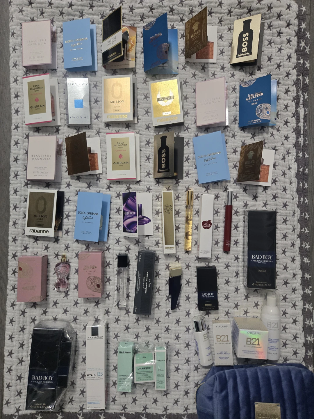 Assorted Perfume and Makeup Samples