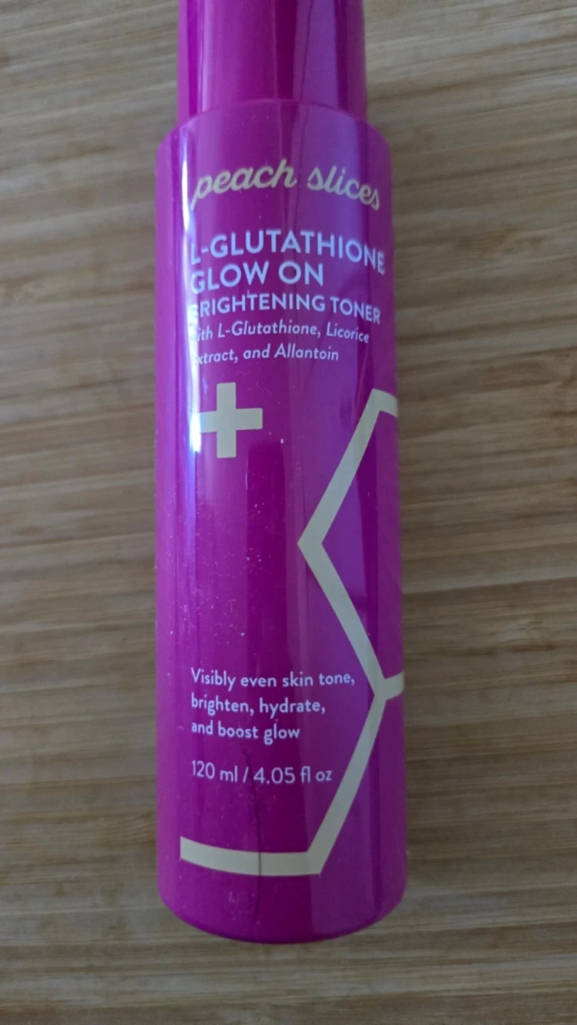 Peach Slices L-Glutathione Glow On Brightening Toner 120ml⚽
